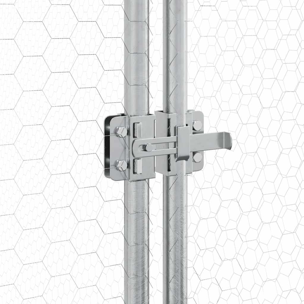 8721012410411_g_en_hd_7 vidaXL Chicken Cage Silver 200x105x182 cm Galvanised Steel - Image 9