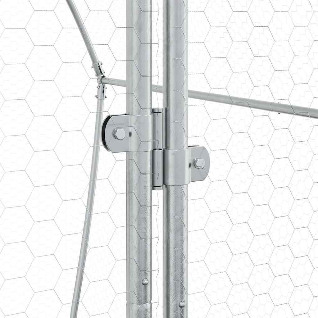 8721012410411_g_en_hd_8 vidaXL Chicken Cage Silver 200x105x182 cm Galvanised Steel - Image 10