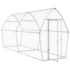 vidaXL Chicken Cage Silver 400x105x182 cm Galvanised Steel - Image 3