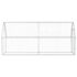 vidaXL Chicken Cage Silver 400x105x182 cm Galvanised Steel - Image 5
