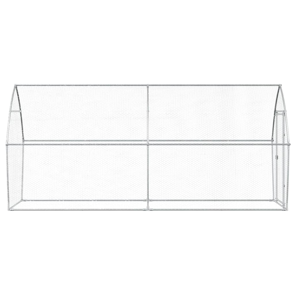 8721012410428_g_en_hd_3 vidaXL Chicken Cage Silver 400x105x182 cm Galvanised Steel - Image 5
