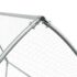vidaXL Chicken Cage Silver 400x105x182 cm Galvanised Steel - Image 7