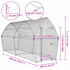 vidaXL Chicken Cage Silver 400x105x182 cm Galvanised Steel - Image 10