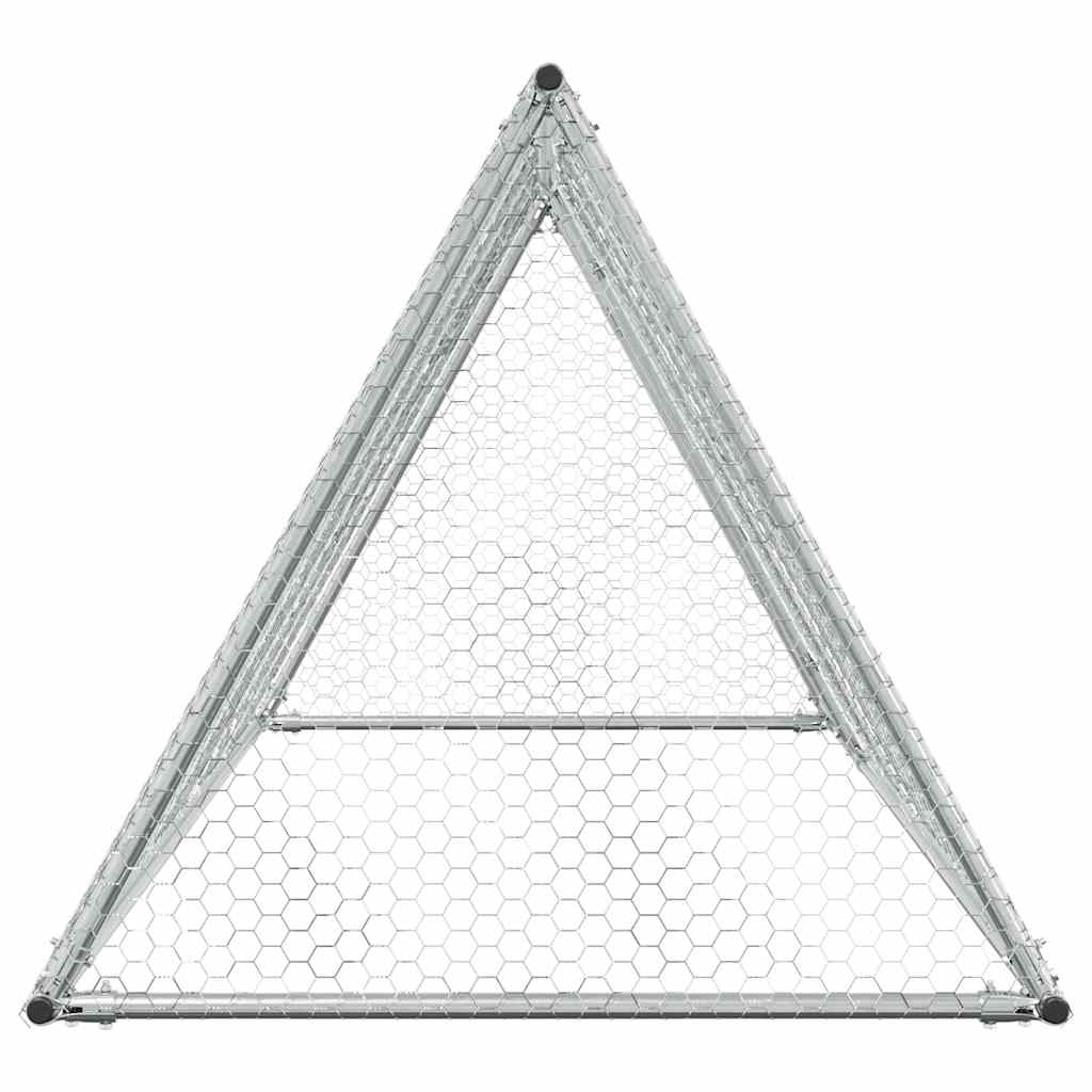 8721012410435_g_en_hd_4 vidaXL Chicken Cage Silver 200x105x91 cm Galvanised Steel - Image 6