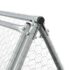 vidaXL Chicken Cage Silver 200x105x91 cm Galvanised Steel - Image 8