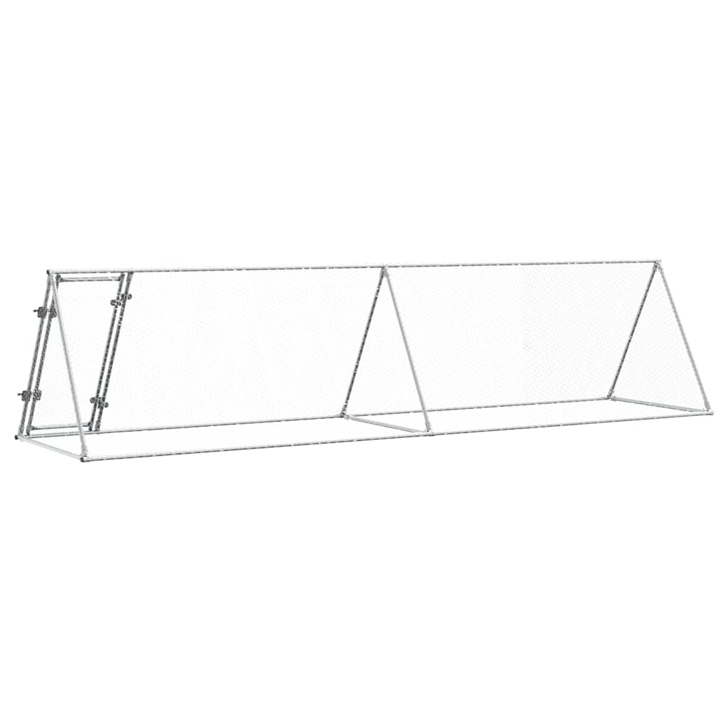 8721012410442_g_en_hd_4 vidaXL Chicken Cage Silver 400x105x91 cm Galvanised Steel - Image 6