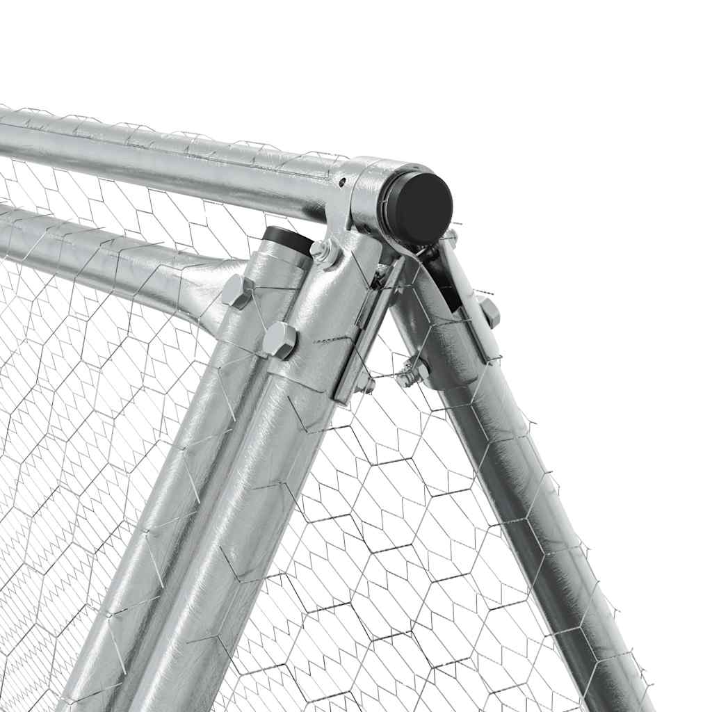 8721012410442_g_en_hd_5 vidaXL Chicken Cage Silver 400x105x91 cm Galvanised Steel - Image 7