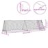 vidaXL Chicken Cage Silver 400x105x91 cm Galvanised Steel - Image 9