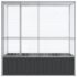 vidaXL Aviary Silver 210.5x107x212 cm Steel - Image 4
