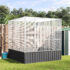 vidaXL Aviary Silver 211x207x212 cm Steel - Image 3