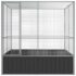 vidaXL Aviary Silver 211x207x212 cm Steel - Image 4