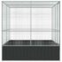 vidaXL Aviary Silver 211x207x212 cm Steel - Image 5