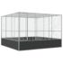 vidaXL Aviary Silver 311x307x212 cm Steel - Image 2