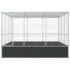 vidaXL Aviary Silver 311x307x212 cm Steel - Image 4