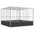 vidaXL Aviary Silver 311x307x212 cm Steel - Image 6