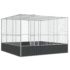 vidaXL Aviary Silver 311x307x212 cm Steel - Image 7