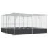 vidaXL Aviary Silver 418x414x212 cm Steel - Image 2