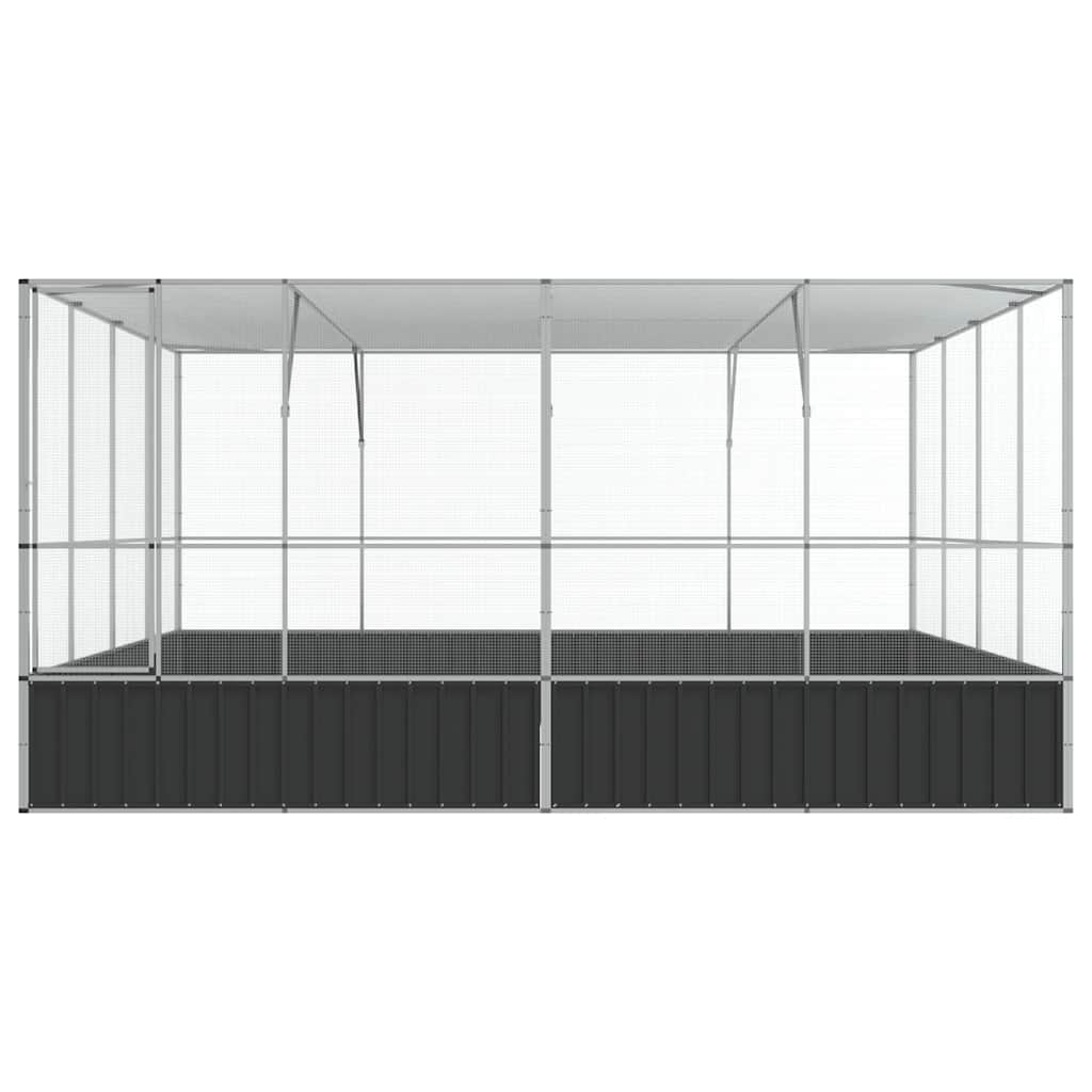 8721012410510_g_en_hd_2 vidaXL Aviary Silver 418x414x212 cm Steel - Image 4