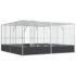 vidaXL Aviary Silver 418x414x212 cm Steel - Image 7
