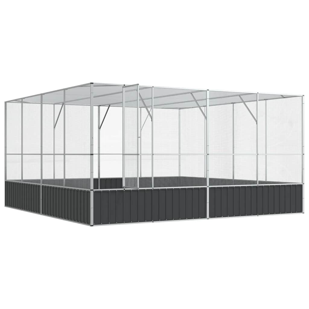 8721012410510_g_en_hd_5 vidaXL Aviary Silver 418x414x212 cm Steel - Image 7