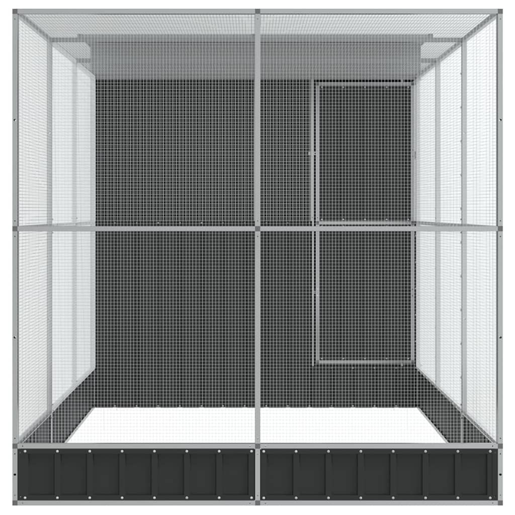 8721012424531_g_en_hd_2 vidaXL Aviary with Extension Silver 416x203x216 cm Steel - Image 4