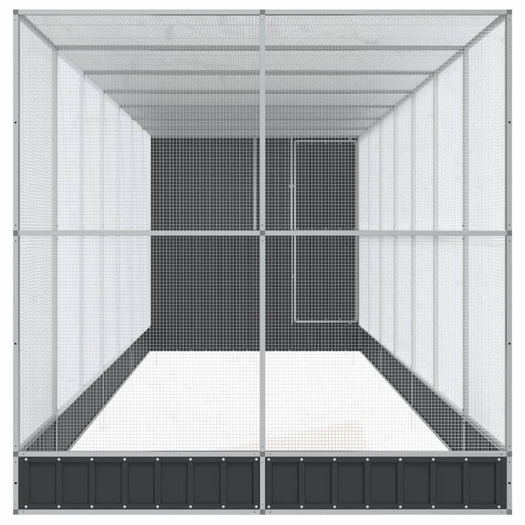 8721012424555_g_en_hd_2 vidaXL Aviary with Extension Silver 830x203x216 cm Steel - Image 4