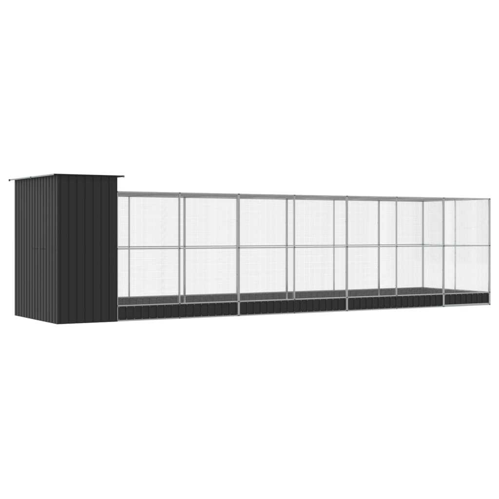 8721012424555_g_en_hd_3 vidaXL Aviary with Extension Silver 830x203x216 cm Steel - Image 5