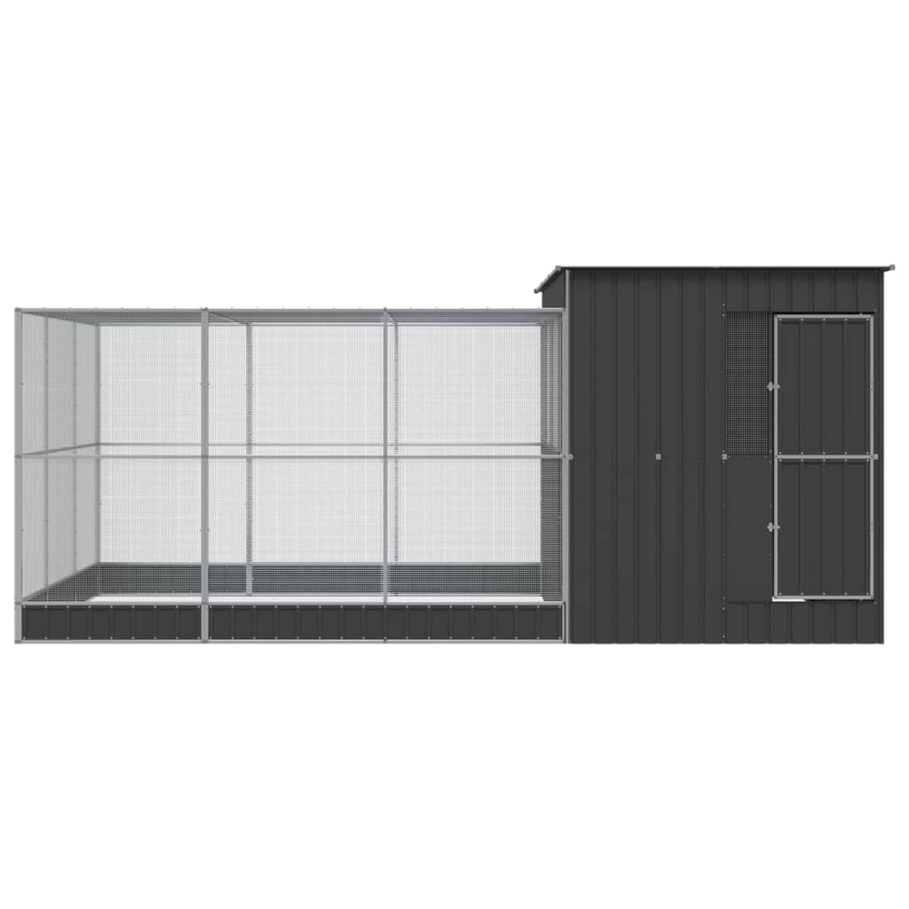 8721012424586_g_en_hd_1 vidaXL Aviary with Extension Silver 497x303x216 cm Steel - Image 3