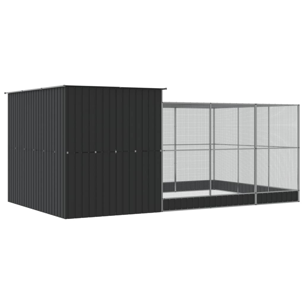 8721012424586_g_en_hd_3 vidaXL Aviary with Extension Silver 497x303x216 cm Steel - Image 5