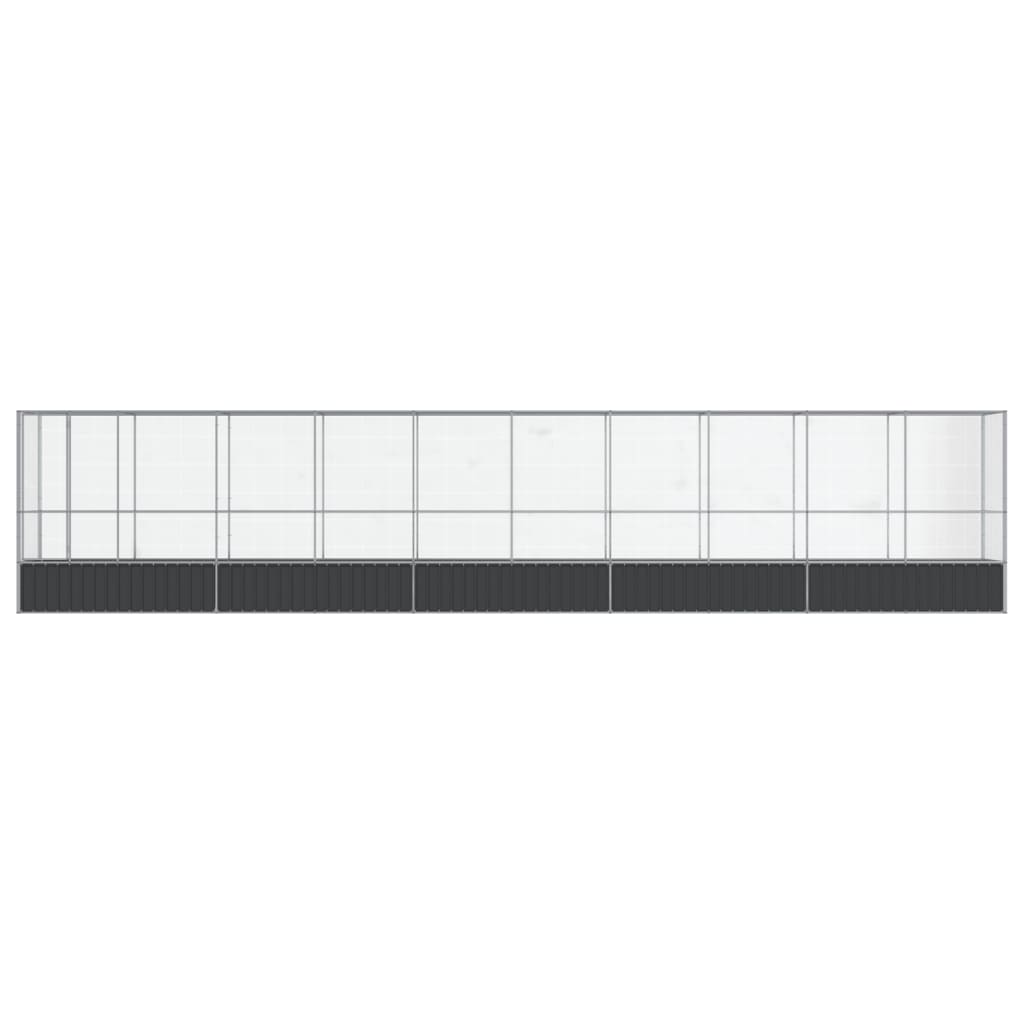 8721012424654_g_en_hd_1 vidaXL Aviary with Extension Silver 1042.5x107x212 cm Steel - Image 3