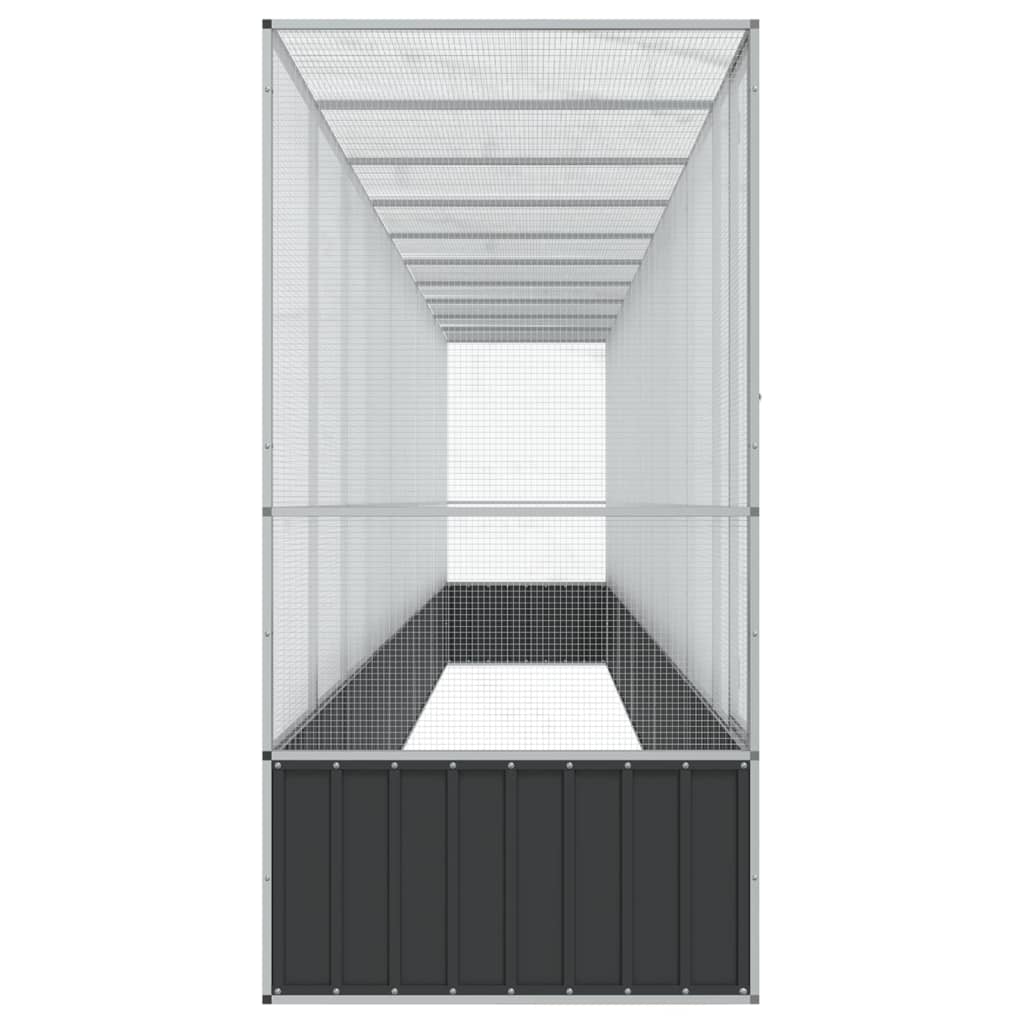 8721012424654_g_en_hd_2 vidaXL Aviary with Extension Silver 1042.5x107x212 cm Steel - Image 4