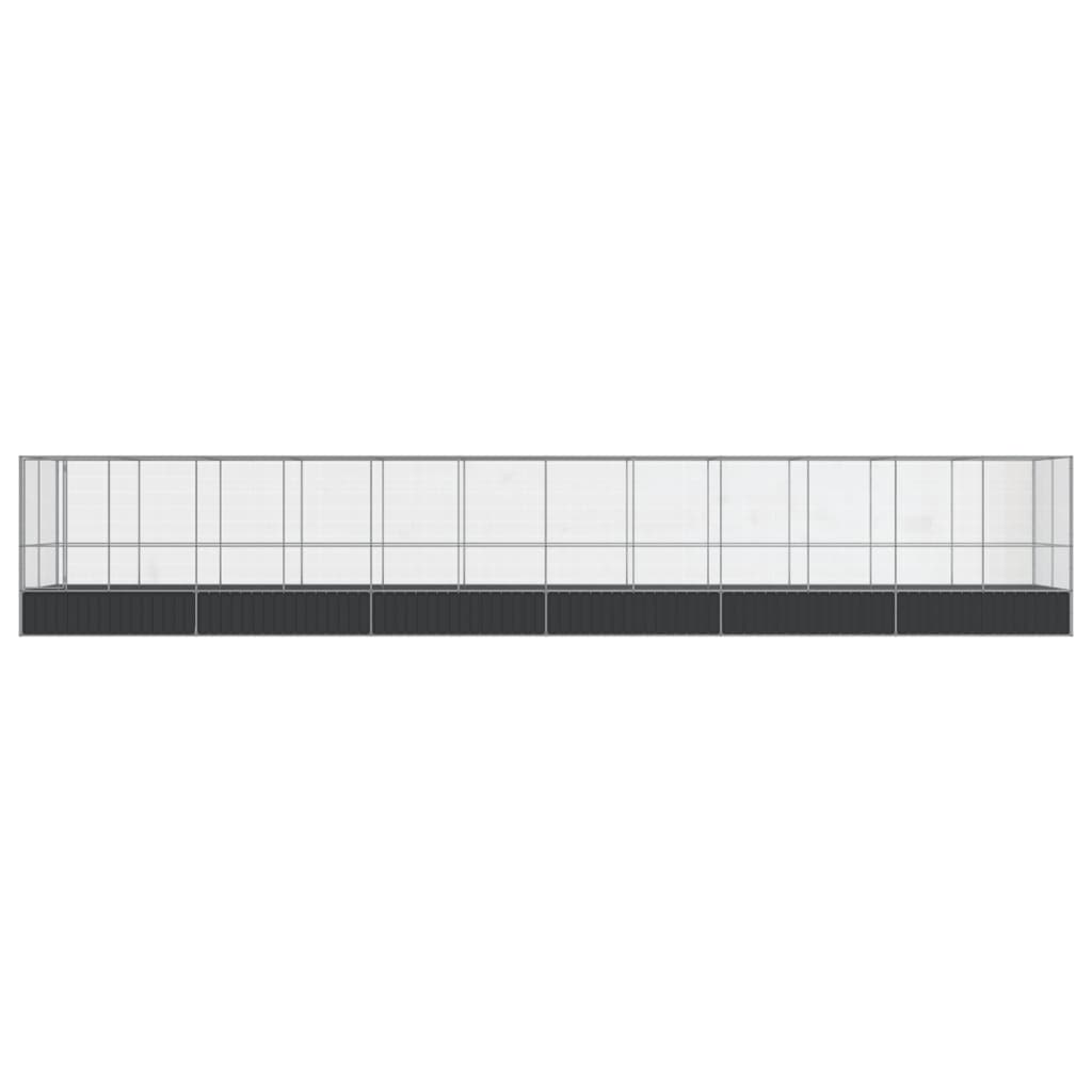 8721012424715_g_en_hd_1 vidaXL Aviary with Extension Silver 1246x207x212 cm Steel - Image 3