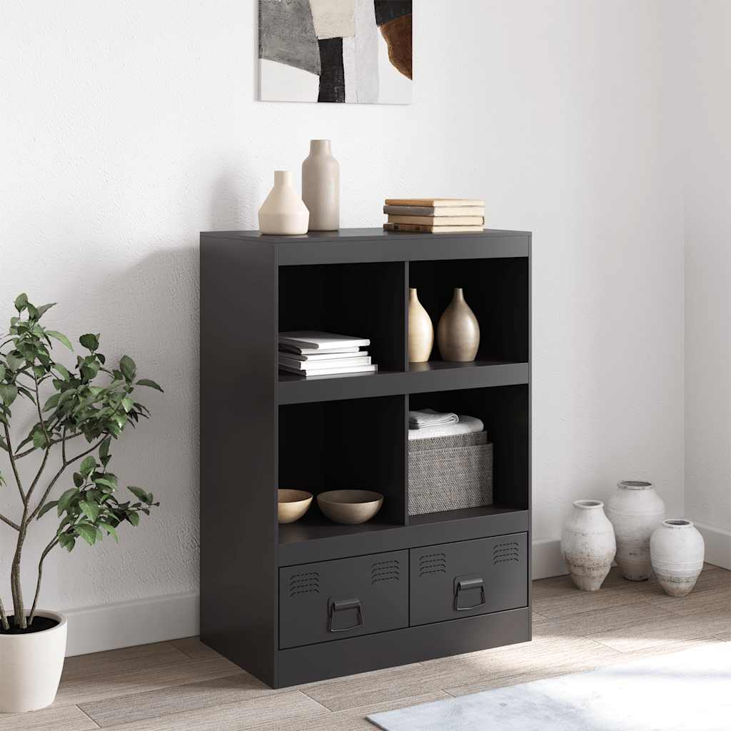 8721012426924_g_en_hd_1 vidaXL Highboard Black 67x39x95 cm Steel - Image 4