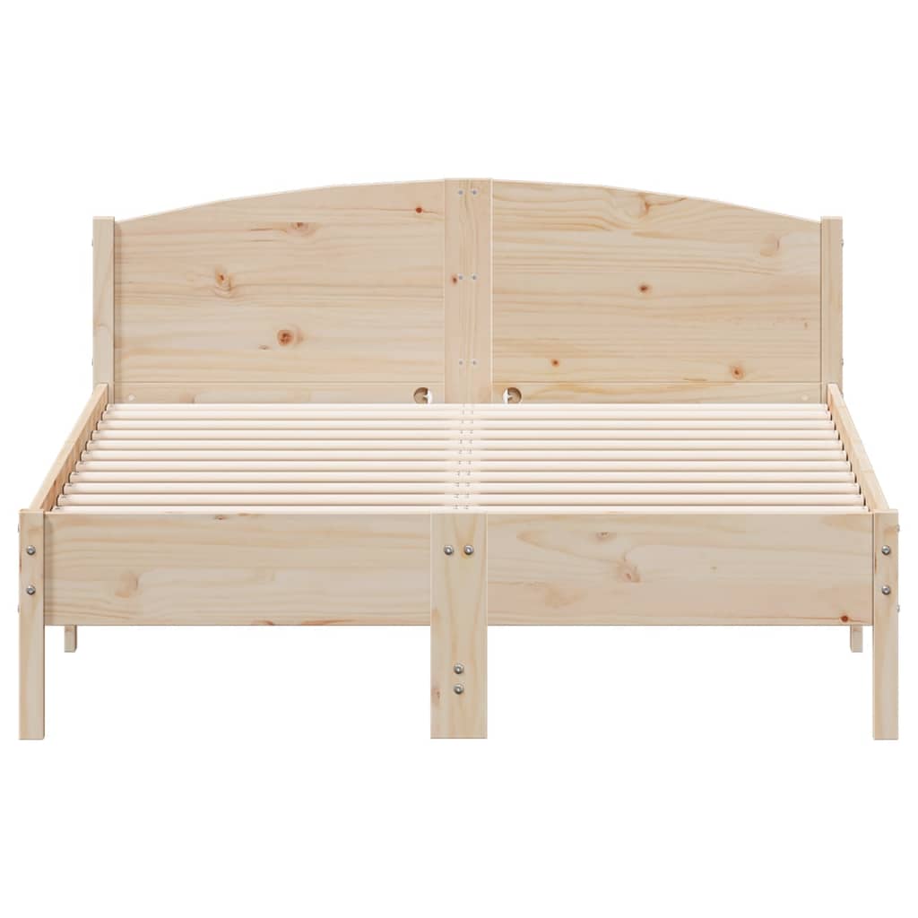 8721012427945_g_en_hd_2 vidaXL Bed Frame without Mattress 135x190 cm Solid Wood Pine - Image 4