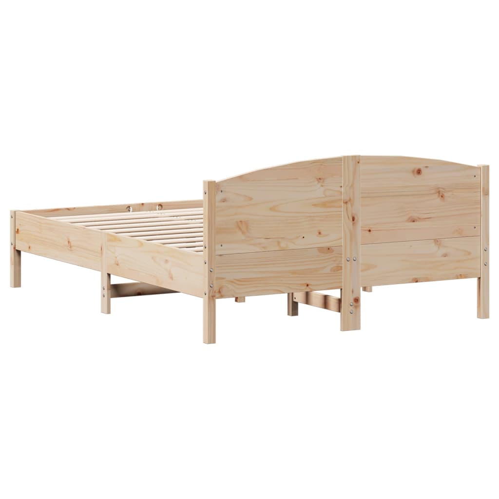 8721012427945_g_en_hd_4 vidaXL Bed Frame without Mattress 135x190 cm Solid Wood Pine - Image 6