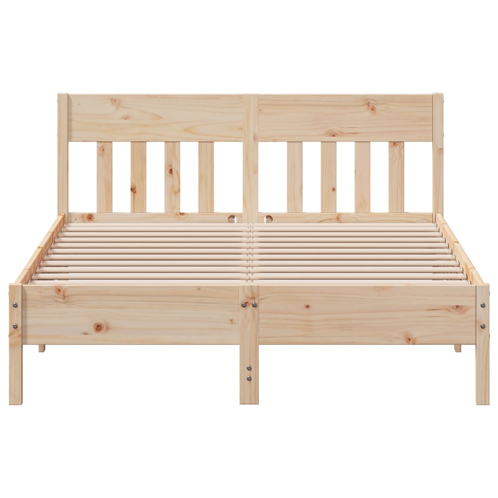 8721012428218_g_en_hd_2 vidaXL Bed Frame without Mattress 150x200 cm Solid Wood Pine - Image 4