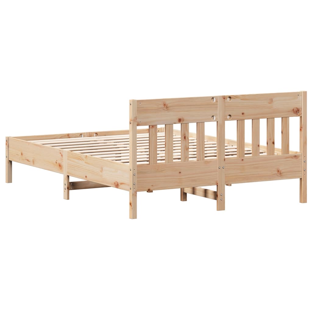 8721012428393_g_en_hd_4 vidaXL Bed Frame without Mattress 135x190 cm Solid Wood Pine - Image 6