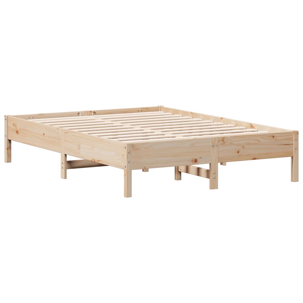 8721012428782_a_en_hd_1 vidaXL Bed Frame without Mattress 135x190 cm Solid Wood Pine - Image 2