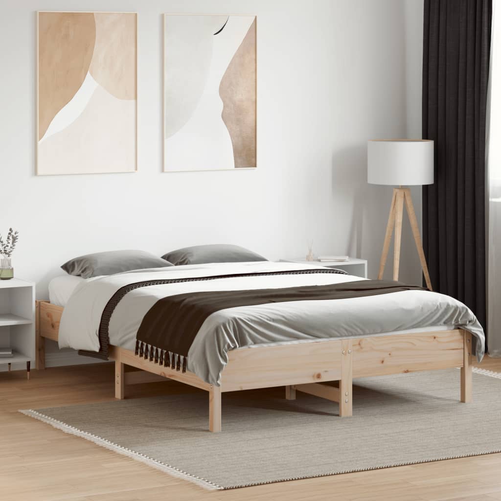 8721012428782_g_en_hd_1 vidaXL Bed Frame without Mattress 135x190 cm Solid Wood Pine - Image 3