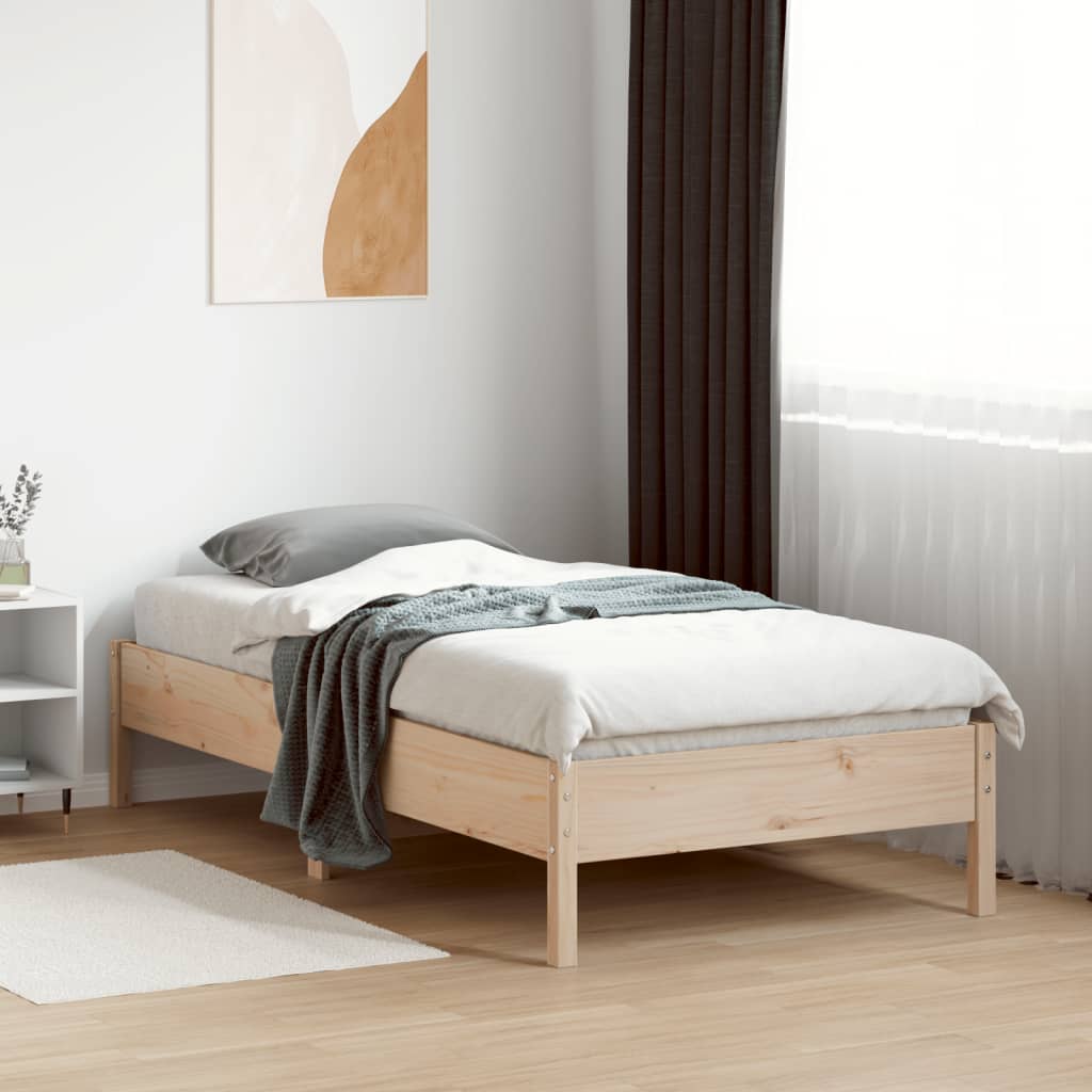 8721012428843_g_en_hd_1 vidaXL Bed Frame without Mattress 90x190 cm Solid Wood Pine - Image 3