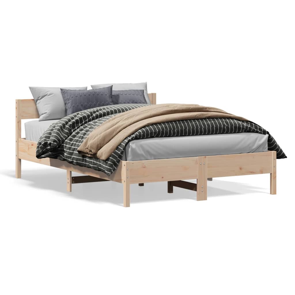 8721012429178_a_en_hd_1 vidaXL Bed Frame without Mattress 135x190 cm Solid Wood Pine - Image 2