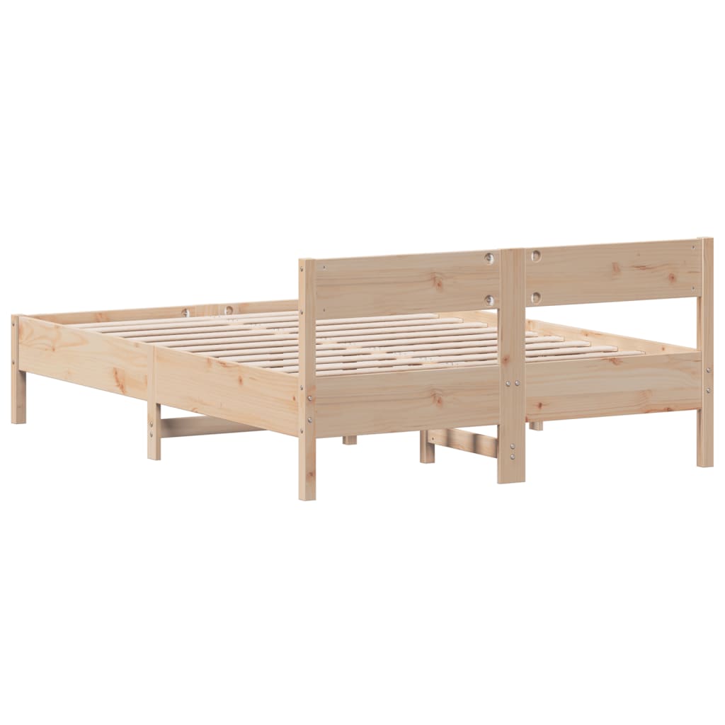 8721012429178_g_en_hd_4 vidaXL Bed Frame without Mattress 135x190 cm Solid Wood Pine - Image 6