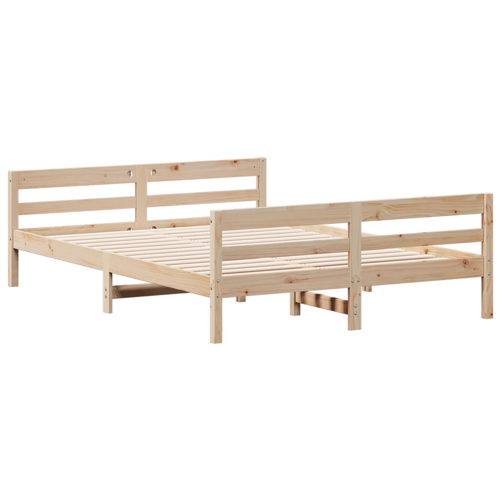 8721012429291_g_en_hd_4 vidaXL Bed Frame without Mattress 137x187 cm Double Solid Wood Pine - Image 6