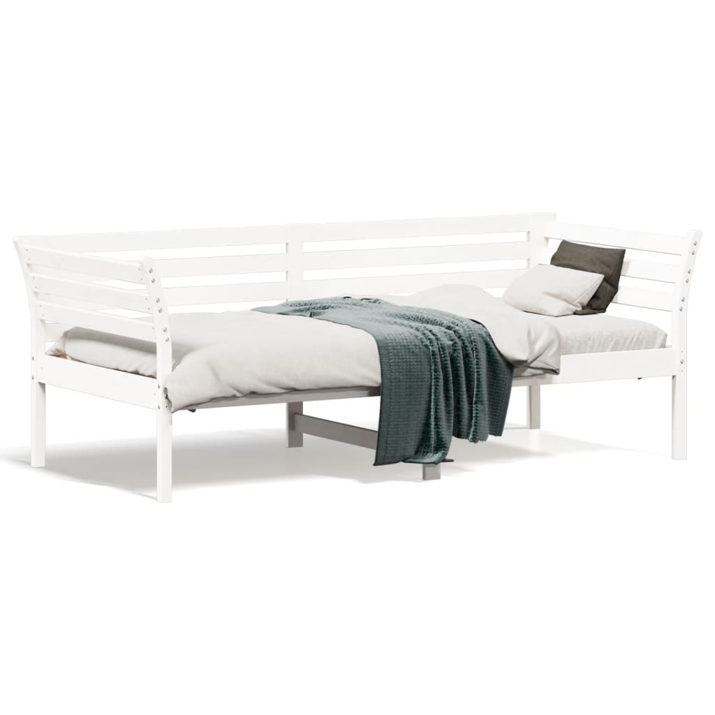 8721012429994_a_en_hd_1 vidaXL Day Bed without Mattress White 90x190 cm Solid Wood Pine - Image 2
