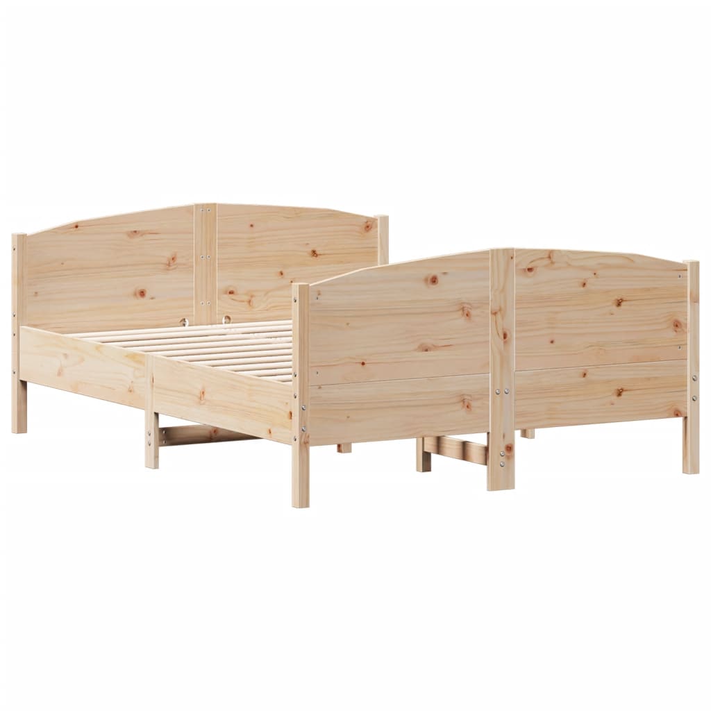 8721012430259_g_en_hd_4 vidaXL Bed Frame without Mattress 135x190 cm Solid Wood Pine - Image 6