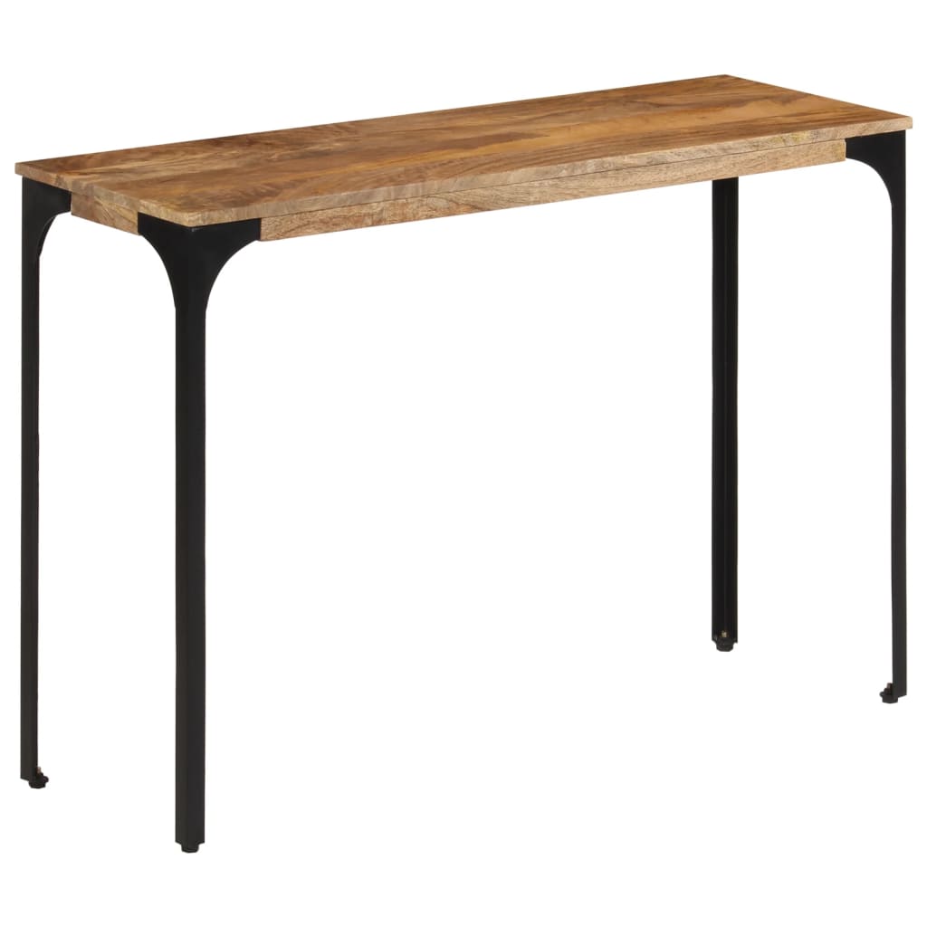 8721012445574_g_en_hd_2 vidaXL Console Table Brown 110x35x76 cm Solid Wood Mango and Iron - Image 4