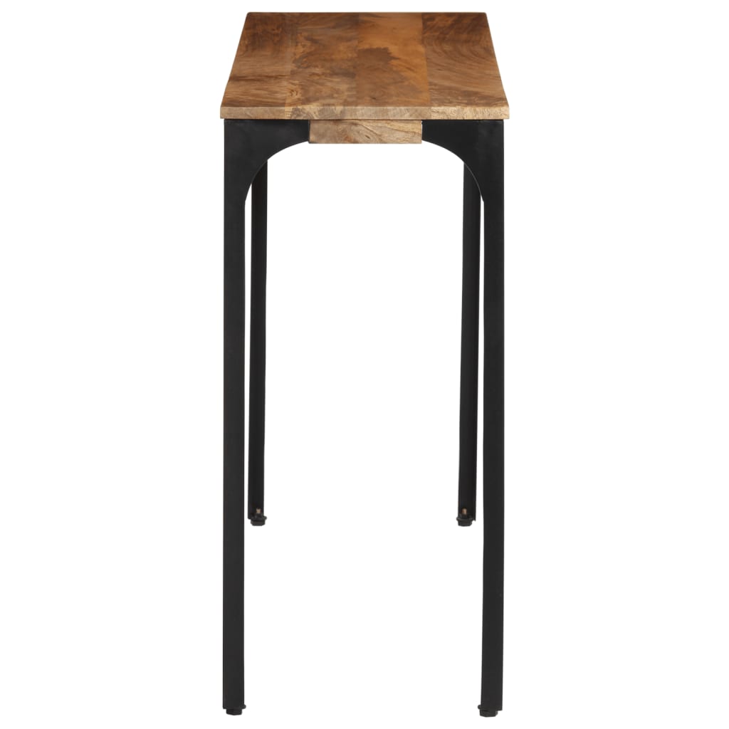 8721012445574_g_en_hd_4 vidaXL Console Table Brown 110x35x76 cm Solid Wood Mango and Iron - Image 6