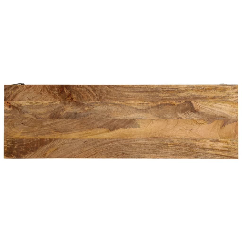 8721012445574_g_en_hd_5 vidaXL Console Table Brown 110x35x76 cm Solid Wood Mango and Iron - Image 7