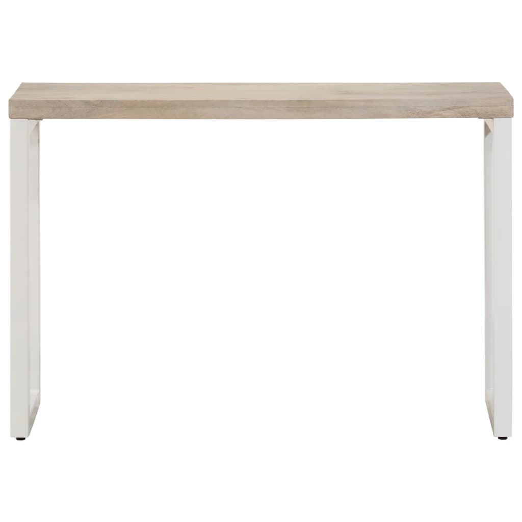 8721012445628_g_en_hd_1 vidaXL Console Table Brown 110x35x76 cm Solid Wood Mango and Iron - Image 2