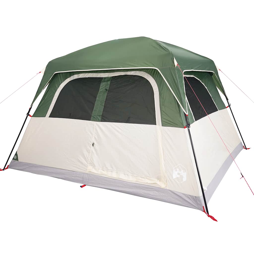 8721012445826_g_en_hd_2 vidaXL Family Tent Cabin 6-Person Green Waterproof - Image 4